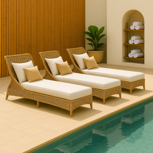 Sanctory Spa Collection - Six Chaise Lounger