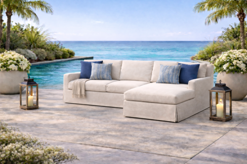 Sandbanks Bespoke Chaise Outdoor Sofa