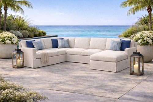Sandbanks Bespoke U Shape Outdoor Sofa