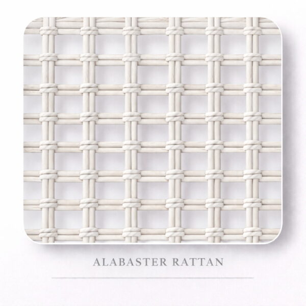 Alabaster Rattan - Wide Weave