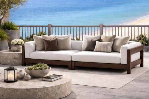 Naxos Bespoke Luxury Three Seater Outdoor Sofa