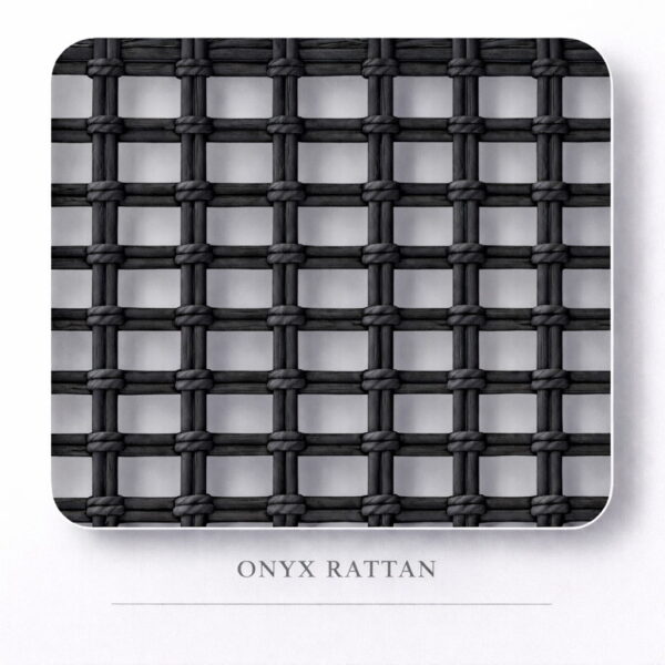 Onyx Rattan - Wide Weave