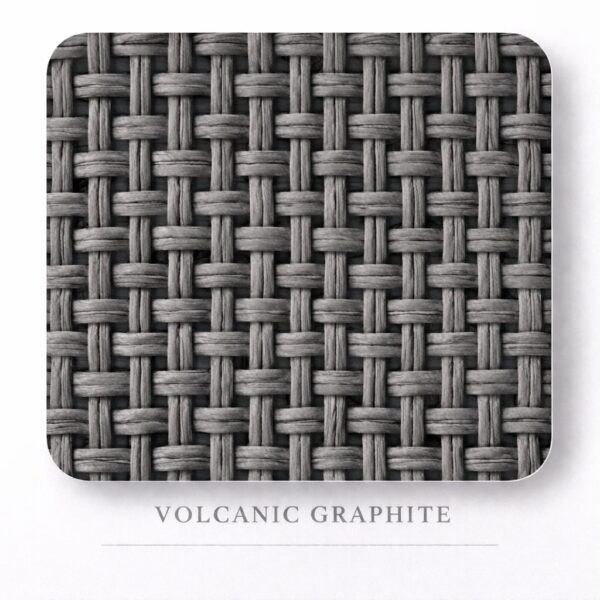 Volcanic Graphite Rattan - Tight Weave
