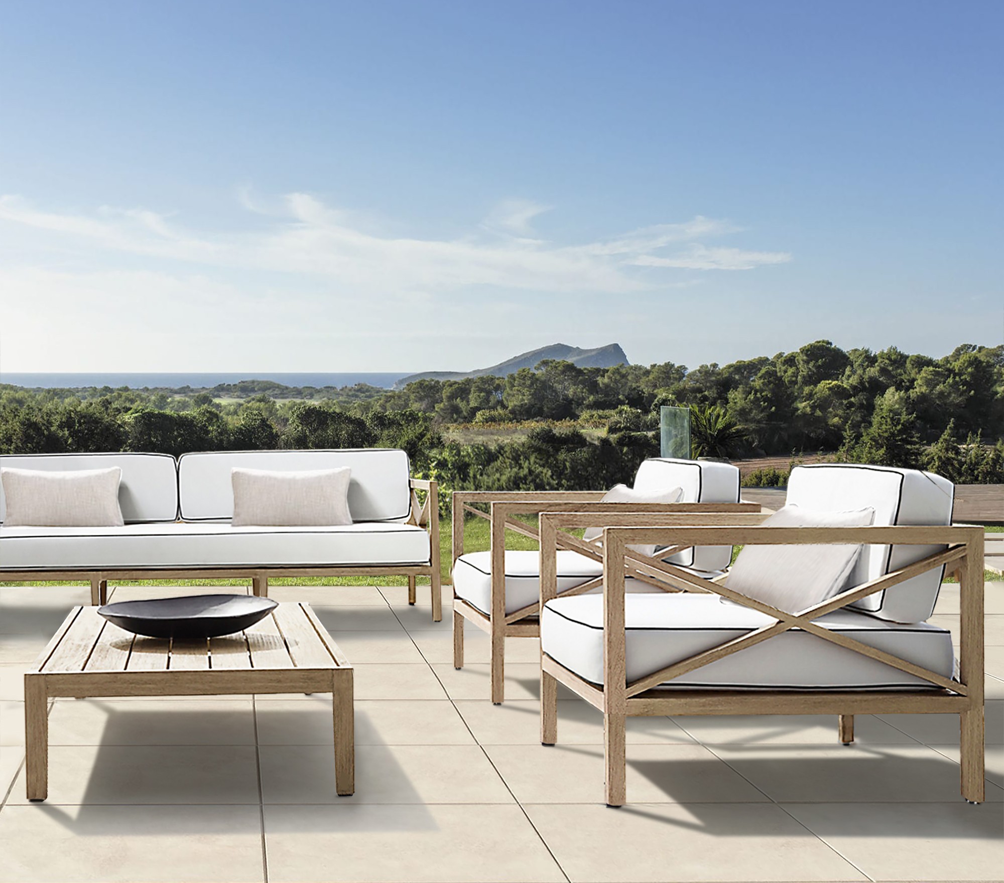 Maui Luxury Outdoor Coffee Table - Image 2