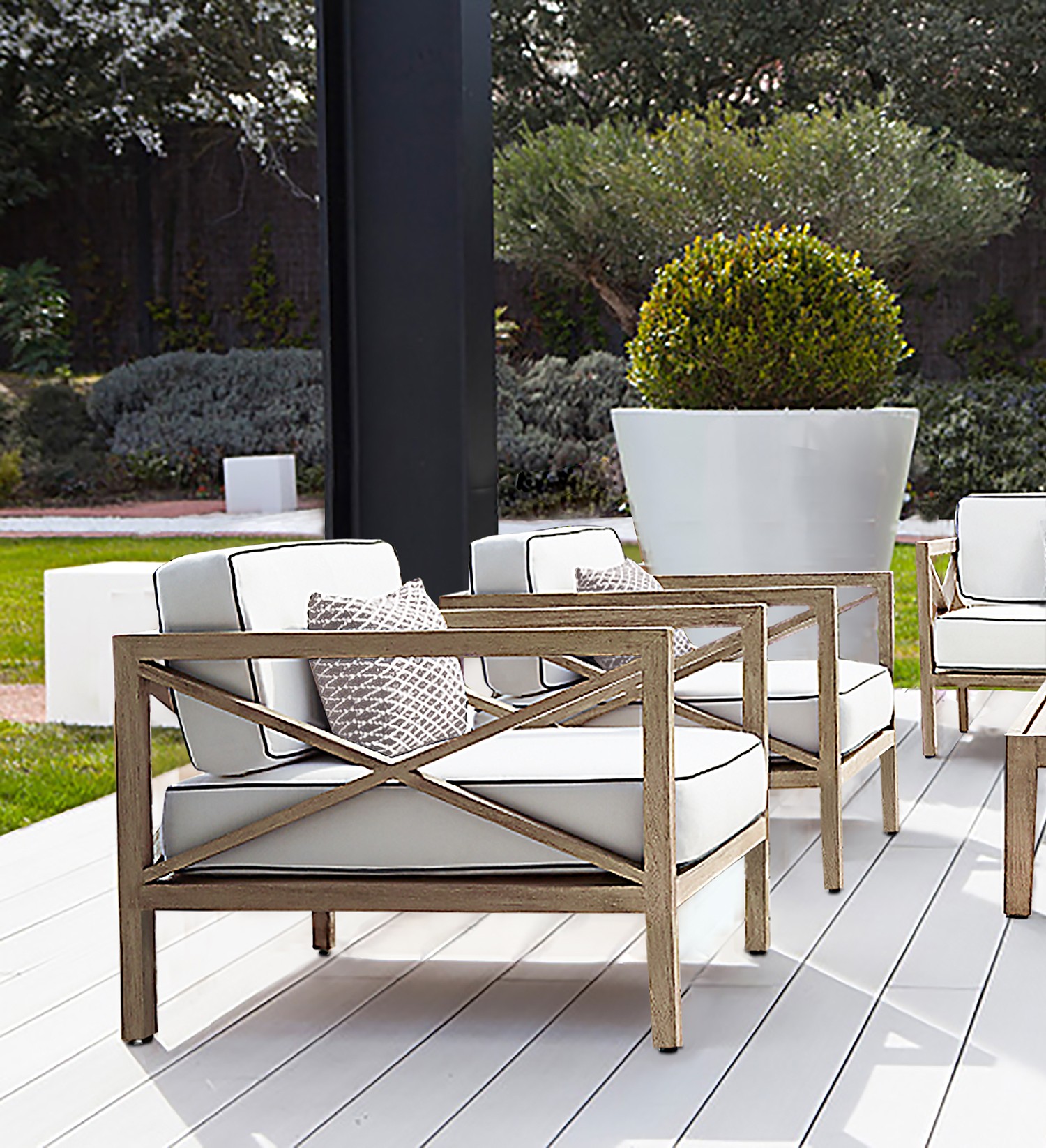 Maui Luxury Outdoor Club Chair - Image 2