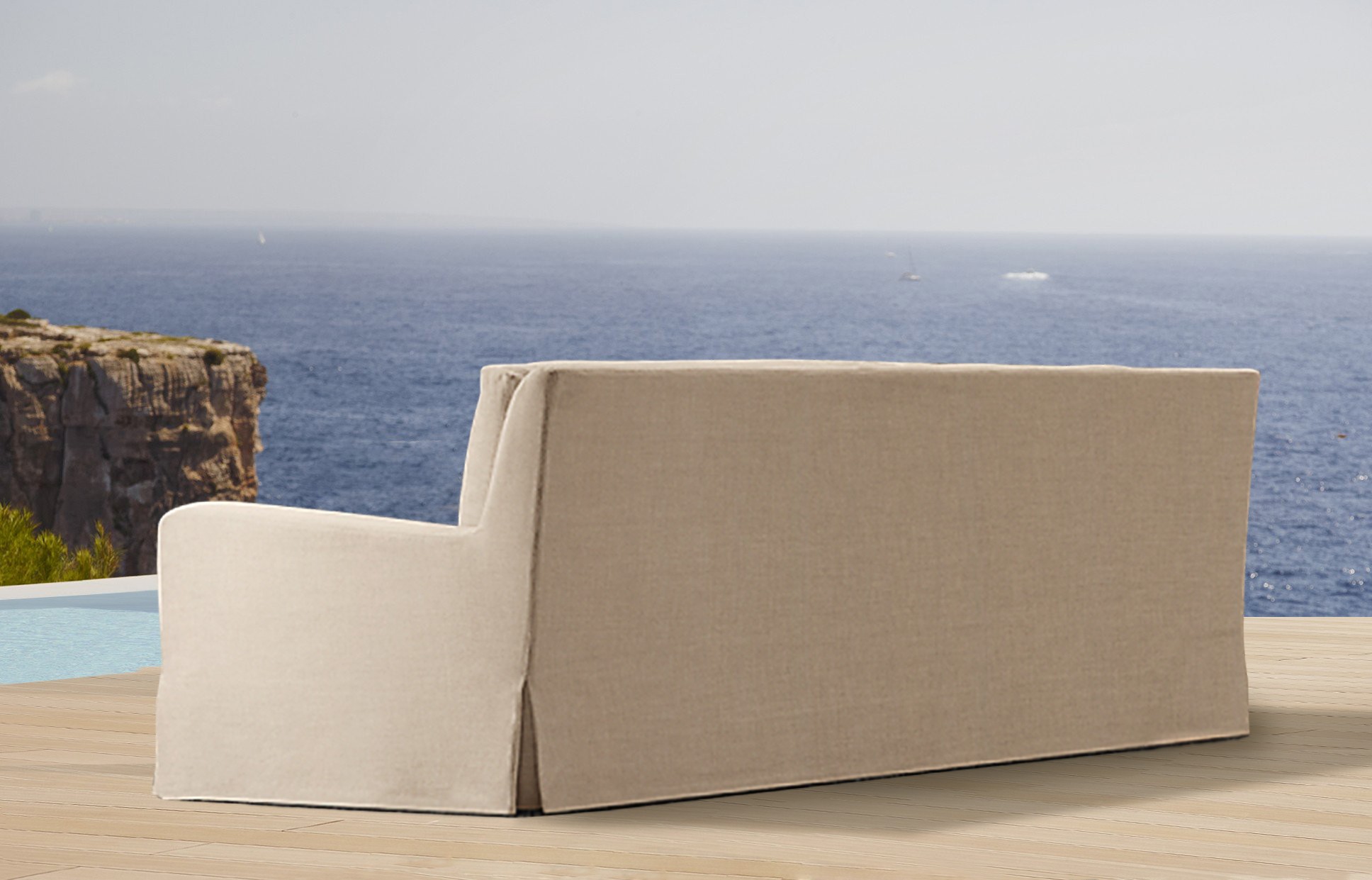 Sandbanks Bespoke Outdoor Two Seater Sofa - Image 3