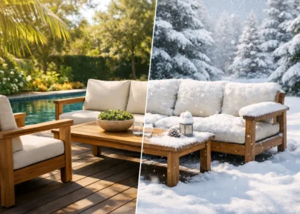 Can Teak Furniture Stay Outside All Year?