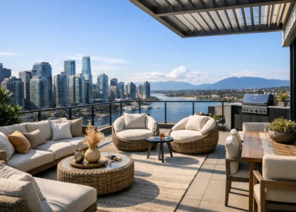 Penthouse Balcony Furnishing Project Example